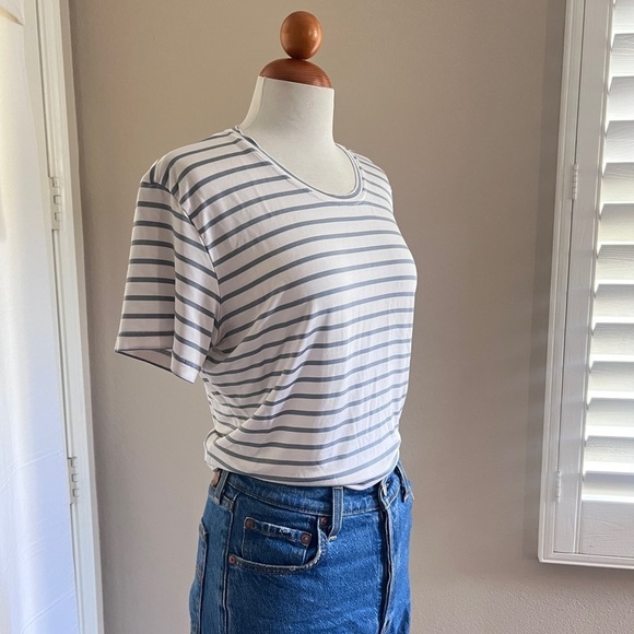 Alain Manoukian Striped Tee - Picture 2 of 5